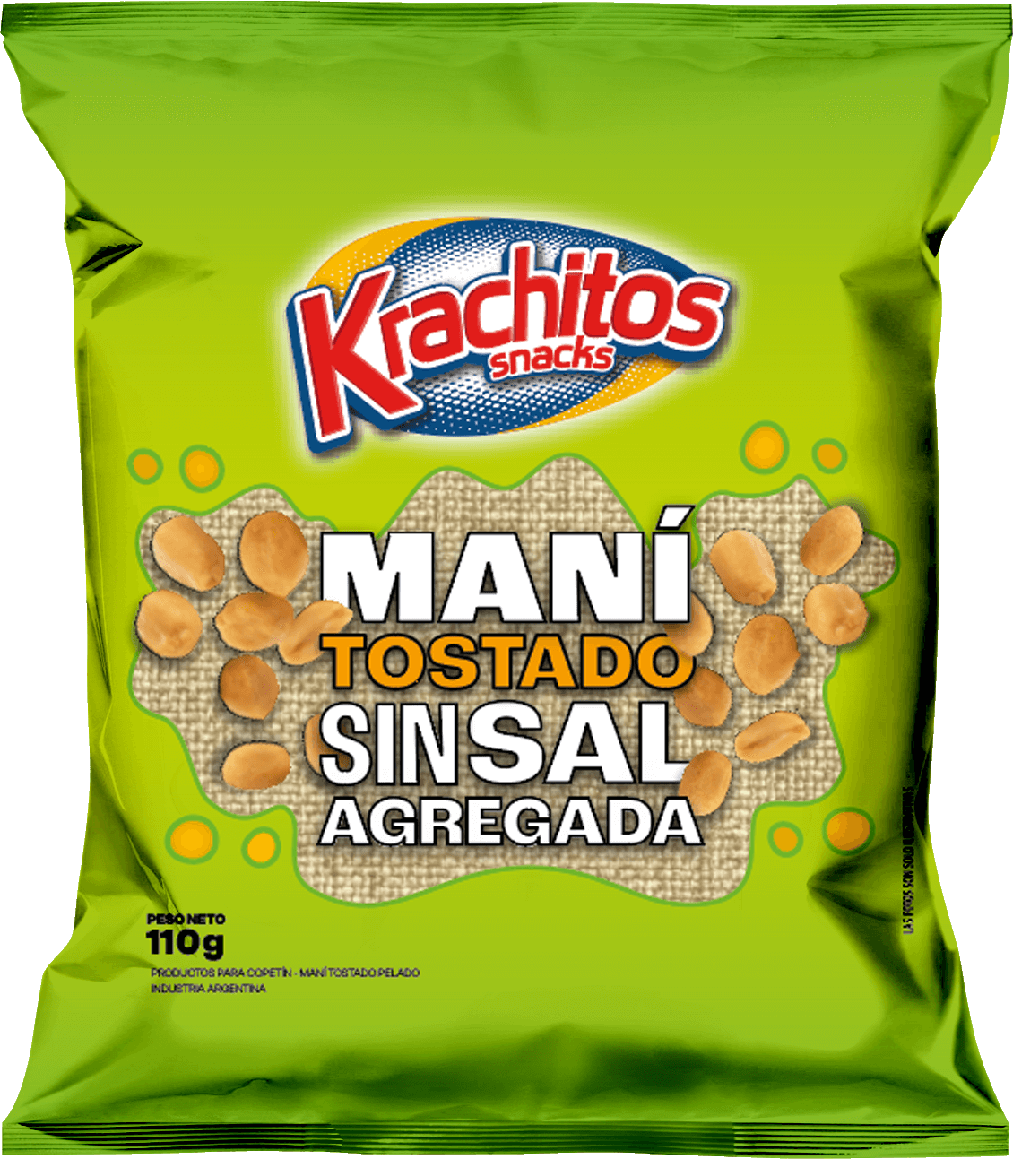 Maní Tostado sin Sal