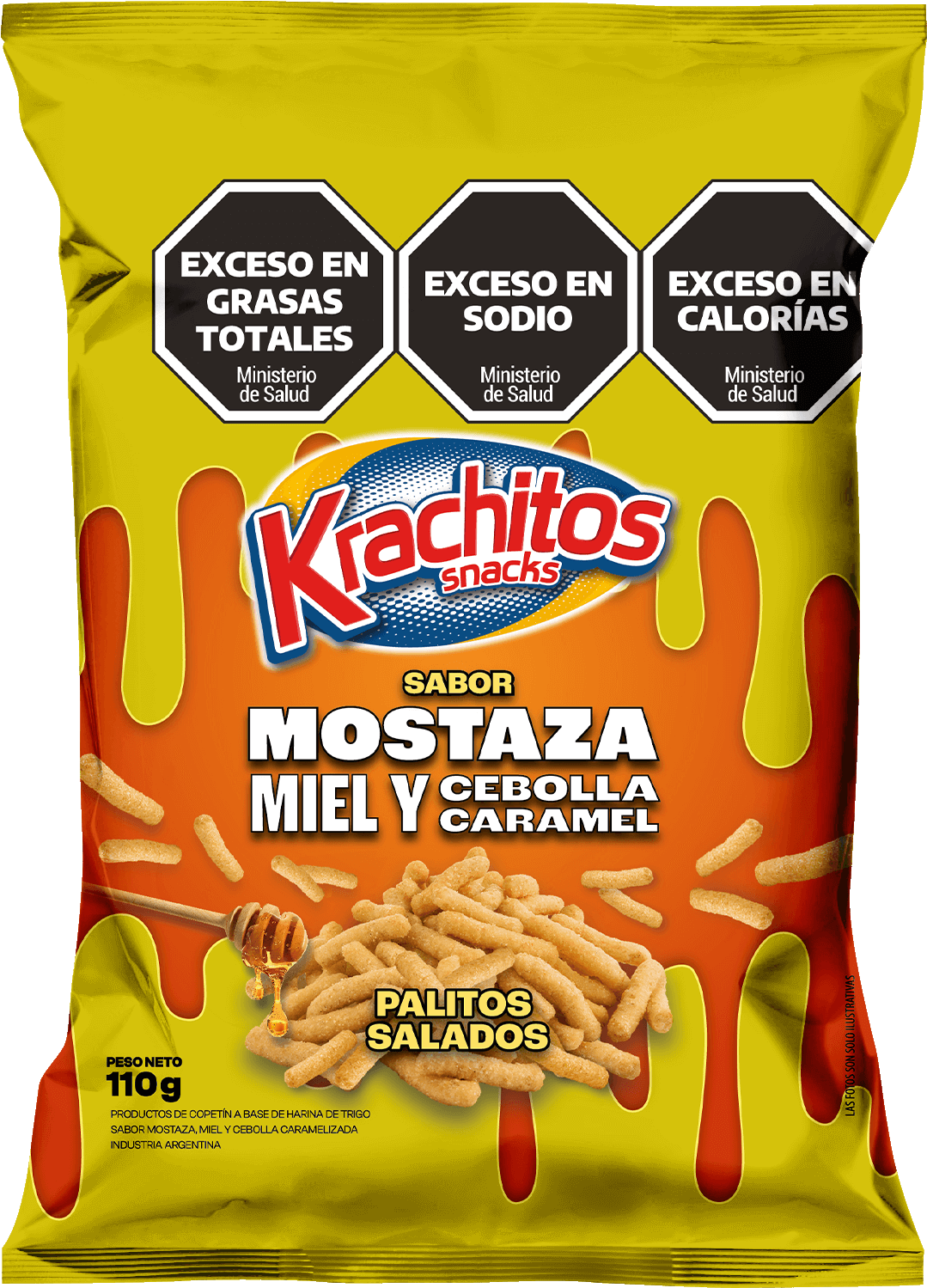 Palitos Mostaza, Miel y Cebolla Caramel